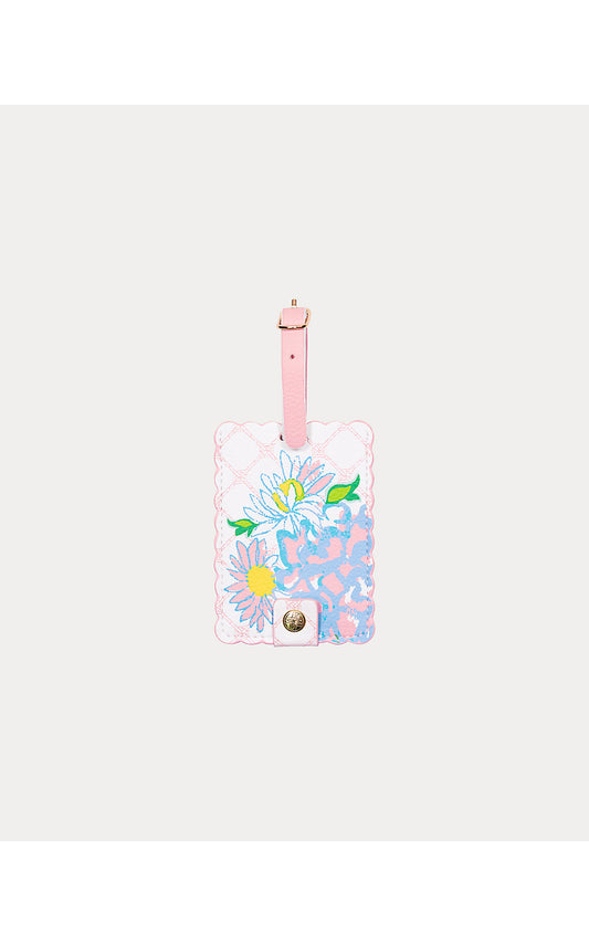 Scalloped Luggage Tag, Lilly Garden Home