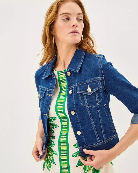 SEASPRAY DENIM JACKET, MEDIUM WASH