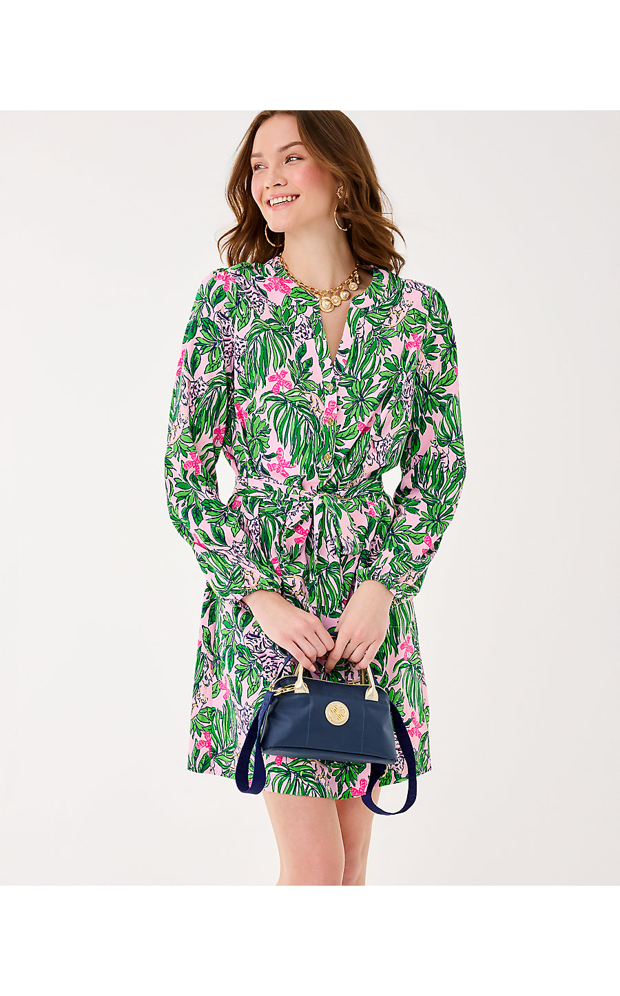 KERRINGTON TOP HANDLE MINI HANDBAG, LOW TIDE NAVY