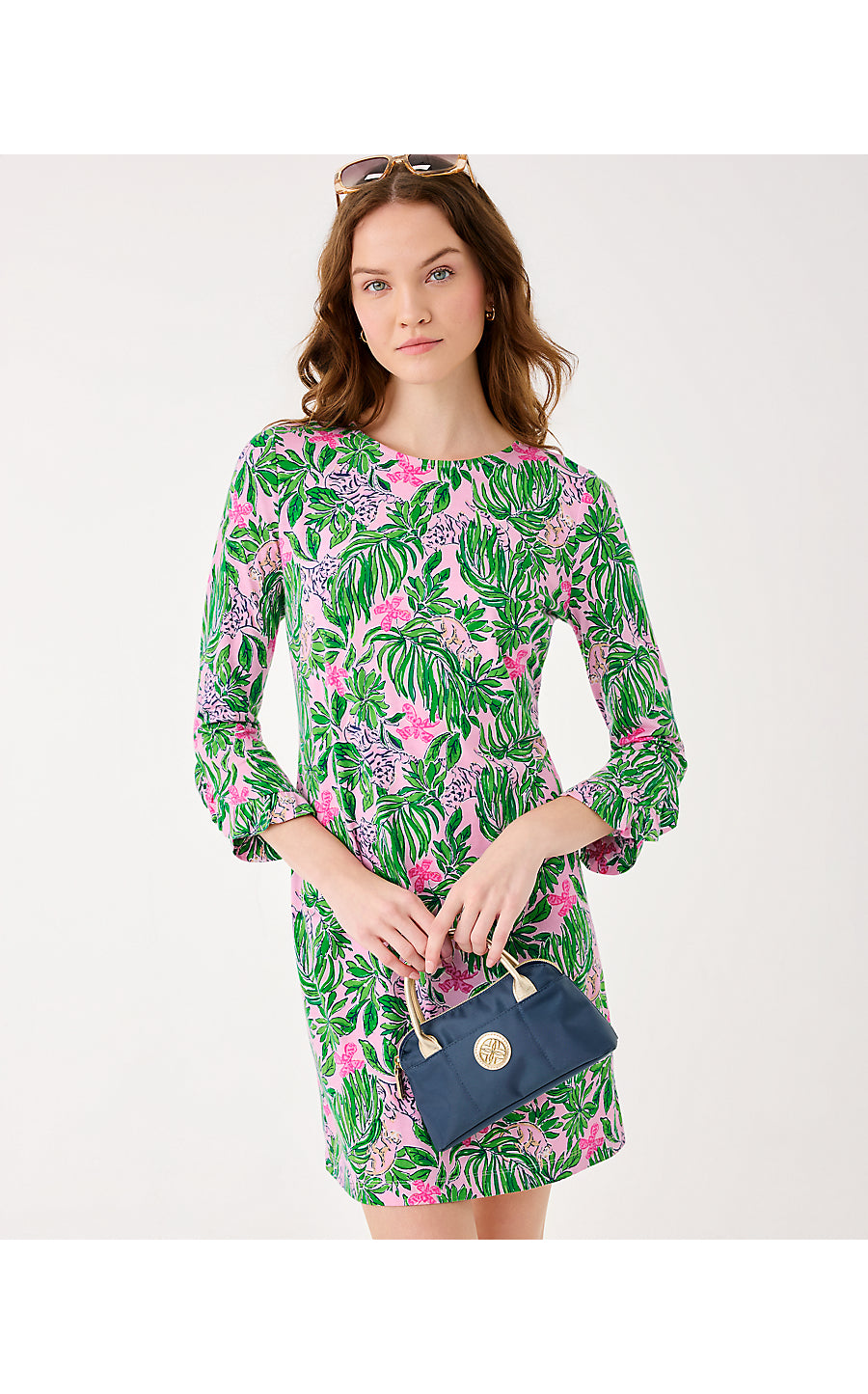 KERRINGTON TOP HANDLE MINI HANDBAG, LOW TIDE NAVY
