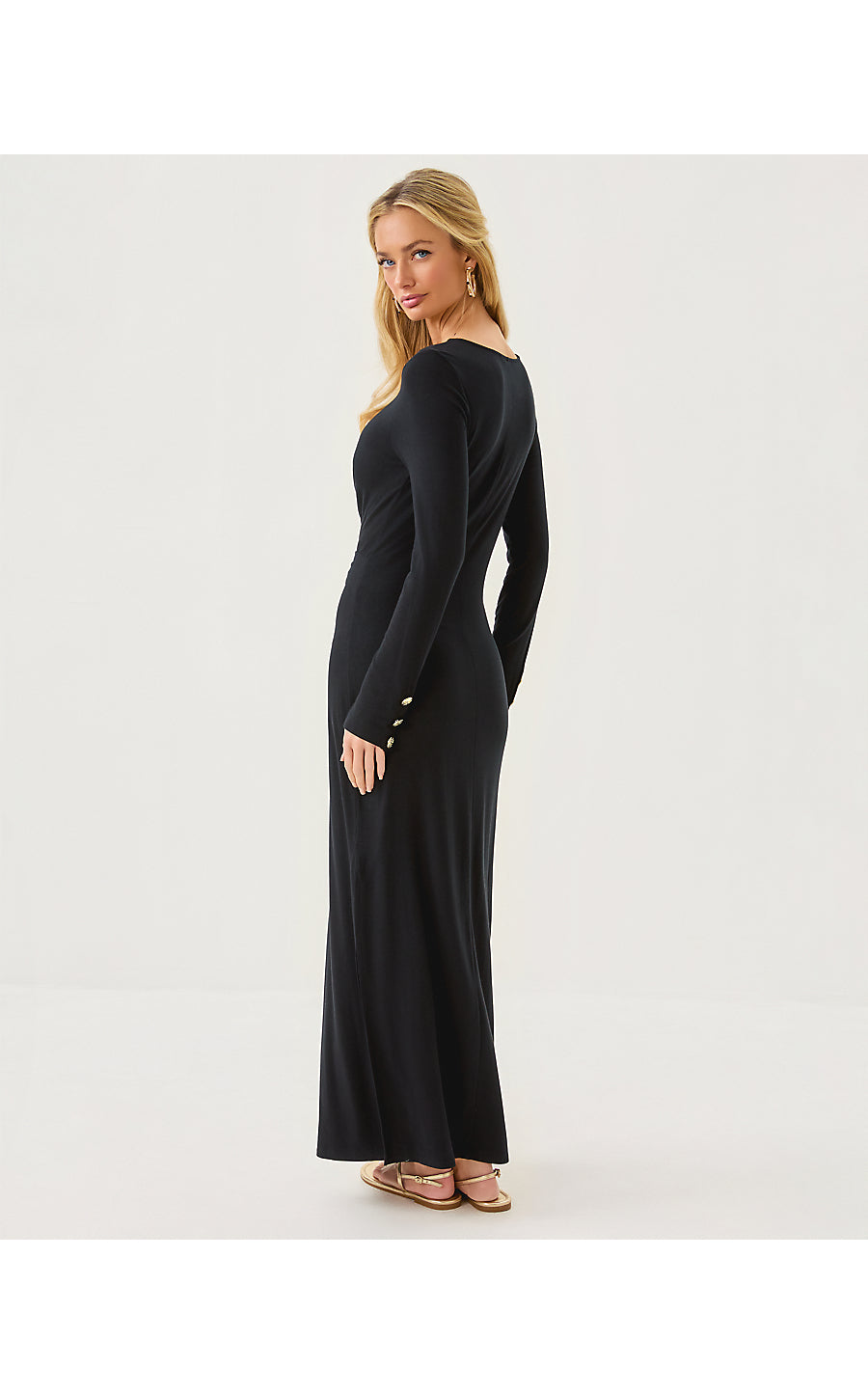 ALESSANI MAXI DRESS, NOIR