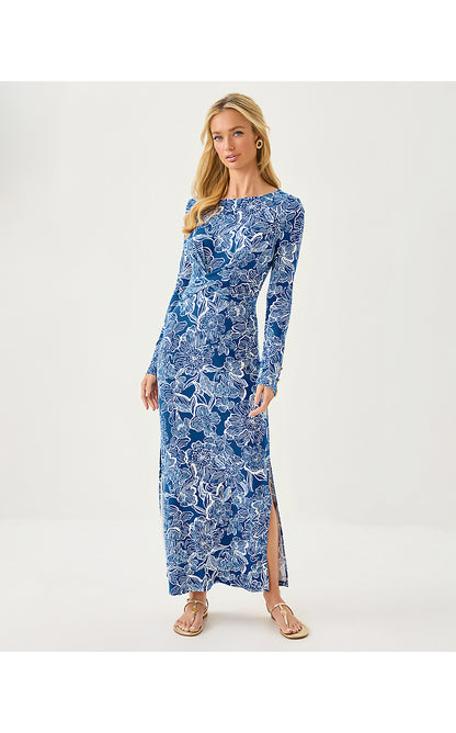 ALESSANI MAXI DRESS, STARLIGHT NAVY UNFORGETTABLE