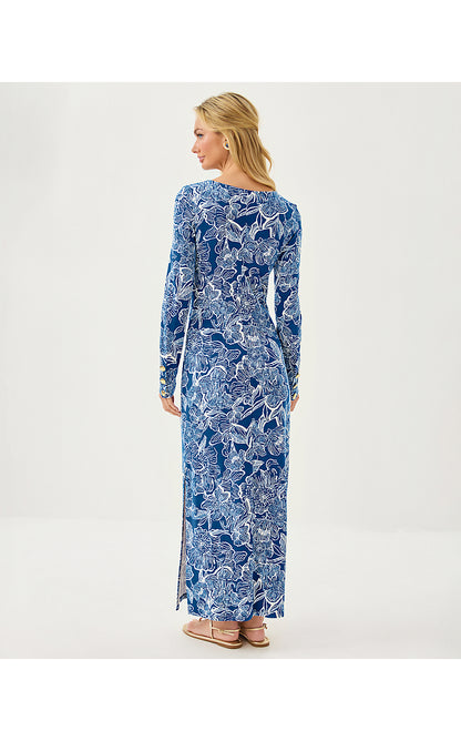 ALESSANI MAXI DRESS, STARLIGHT NAVY UNFORGETTABLE