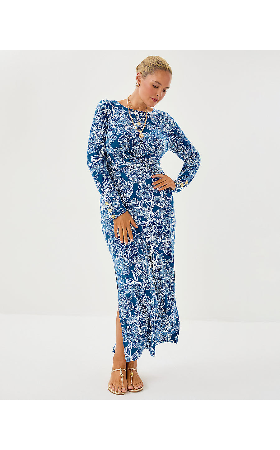 ALESSANI MAXI DRESS, STARLIGHT NAVY UNFORGETTABLE