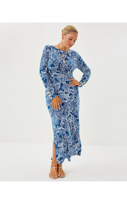 ALESSANI MAXI DRESS, STARLIGHT NAVY UNFORGETTABLE