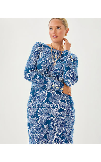 ALESSANI MAXI DRESS, STARLIGHT NAVY UNFORGETTABLE