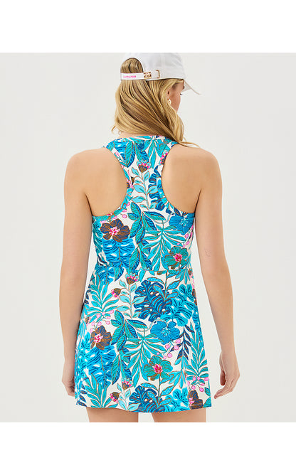 FOREHAND ACTIVE DRESS UPF 50+, BREEZY AQUA BEST FRONDS FOREVER