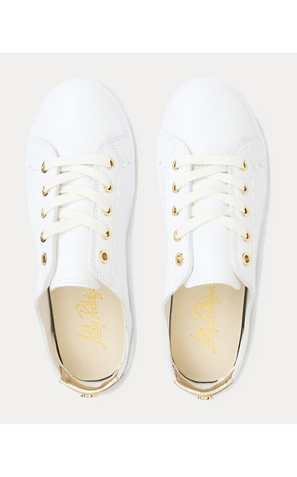 THE LILLY SNEAKER, RESORT WHITE