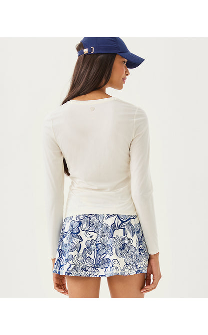 HESTON LONG SLEEVE TEE UPF 50+, COCONUT