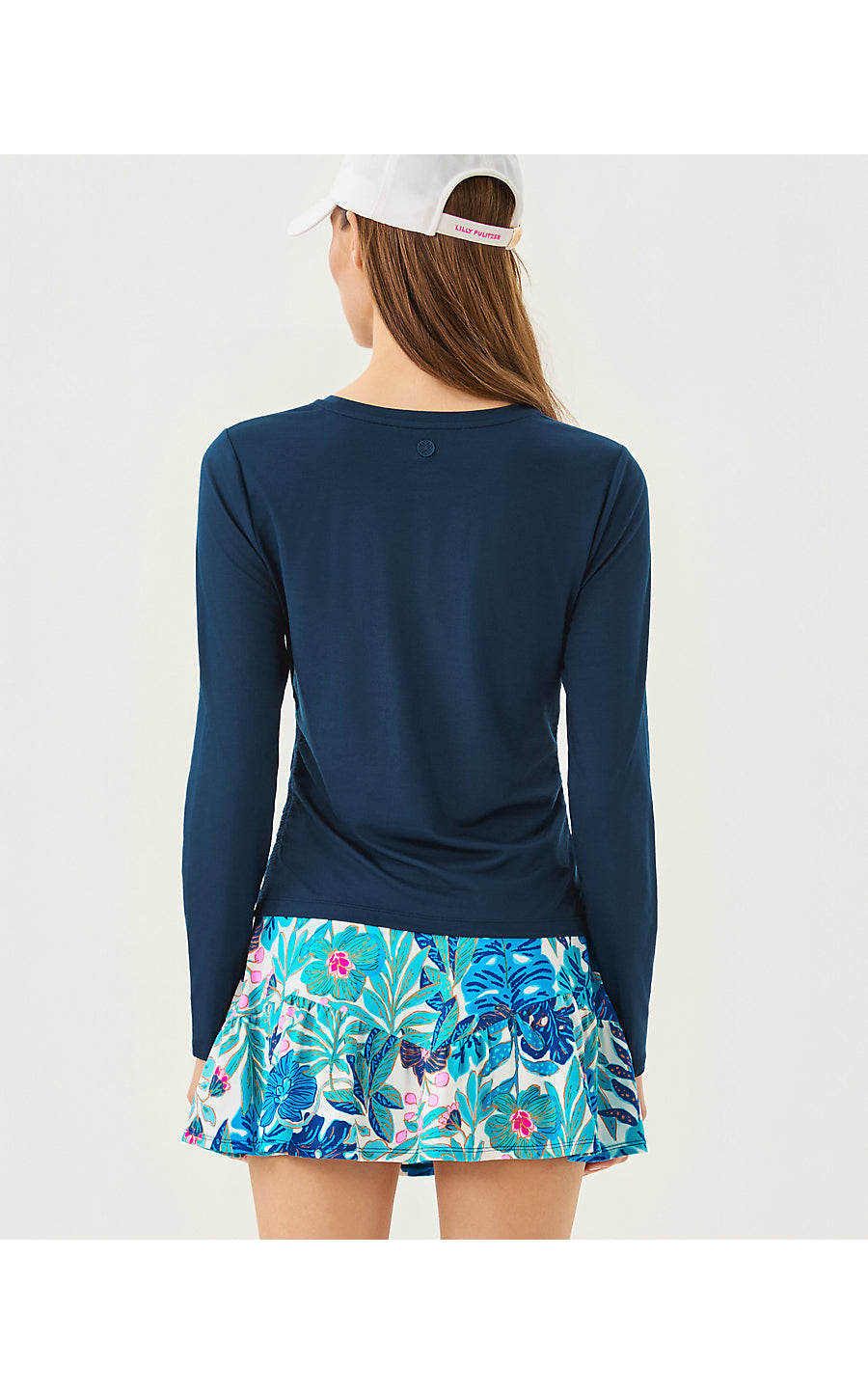 HESTON LONG SLEEVE TEE UPF 50+, LOW TIDE NAVY