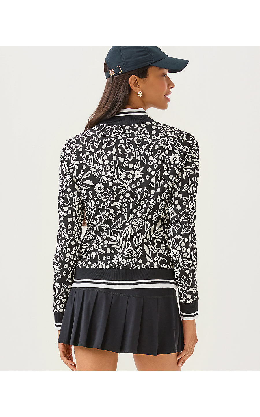 REGATE JACKET UPF 50+, NOIR PURRFECT POUNCE KNIT JACQUARD