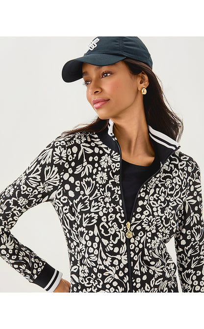 REGATE JACKET UPF 50+, NOIR PURRFECT POUNCE KNIT JACQUARD