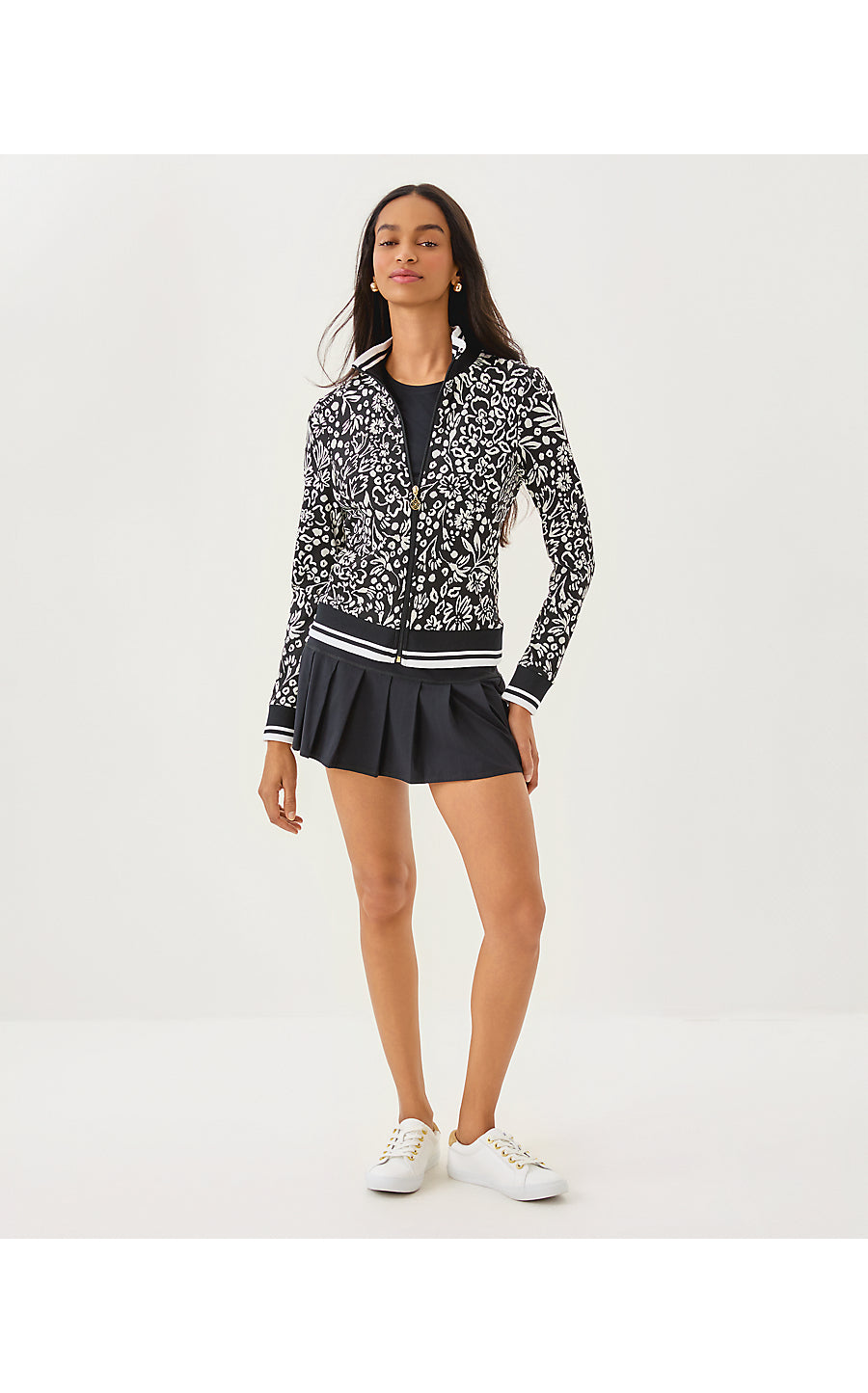 REGATE JACKET UPF 50+, NOIR PURRFECT POUNCE KNIT JACQUARD