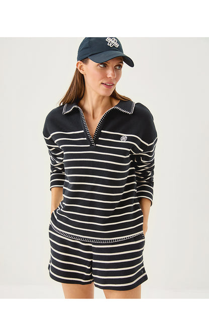 CORVAYA PULLOVER, NOIR LEGACY STRIPE