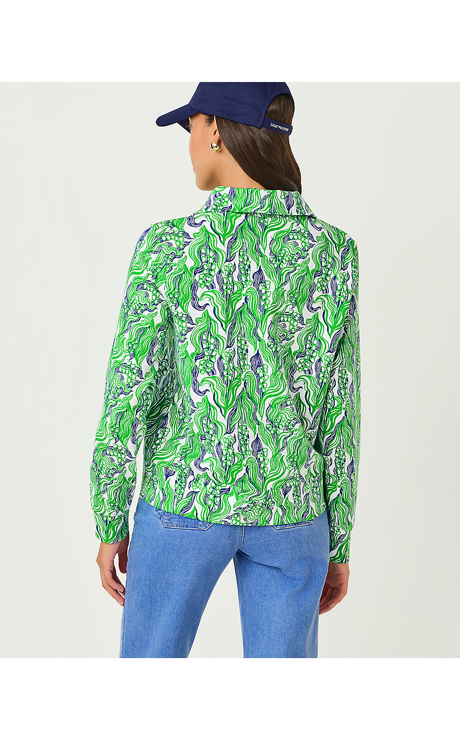 ELENI ZIP-UP UPF 50+, PUTTING GREEN LILLY OF THE VALLEY