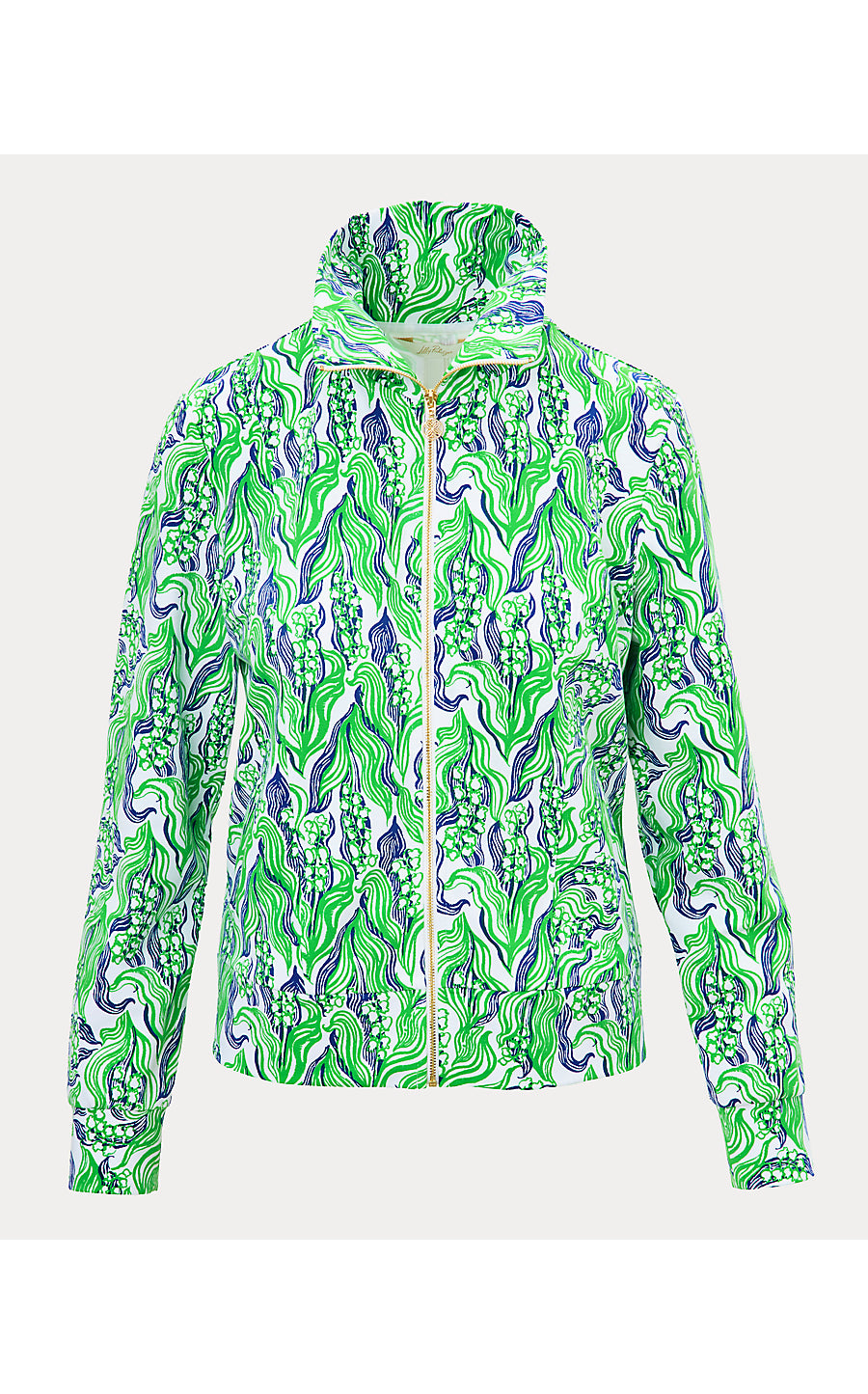 ELENI ZIP-UP UPF 50+, PUTTING GREEN LILLY OF THE VALLEY