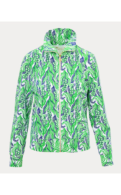 ELENI ZIP-UP UPF 50+, PUTTING GREEN LILLY OF THE VALLEY