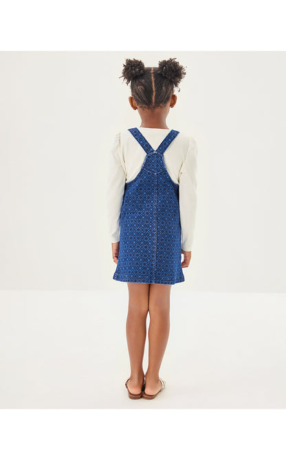 VARNEY OVERALL DRESS, DARK WASH