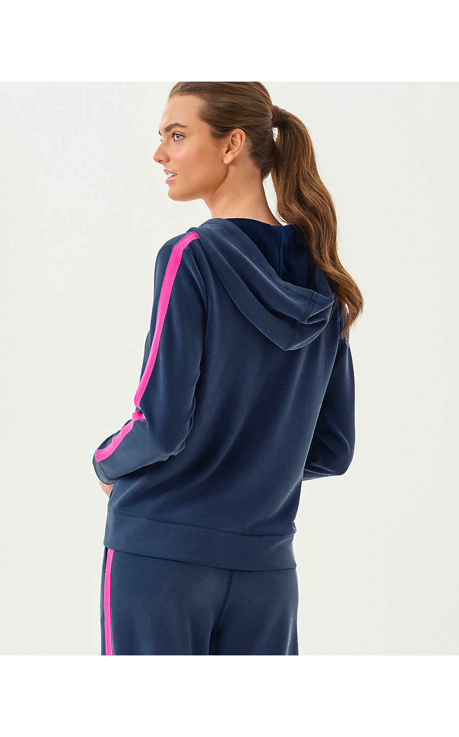 FENELLA ZIP-UP HOODIE UPF 50+, LOW TIDE NAVY