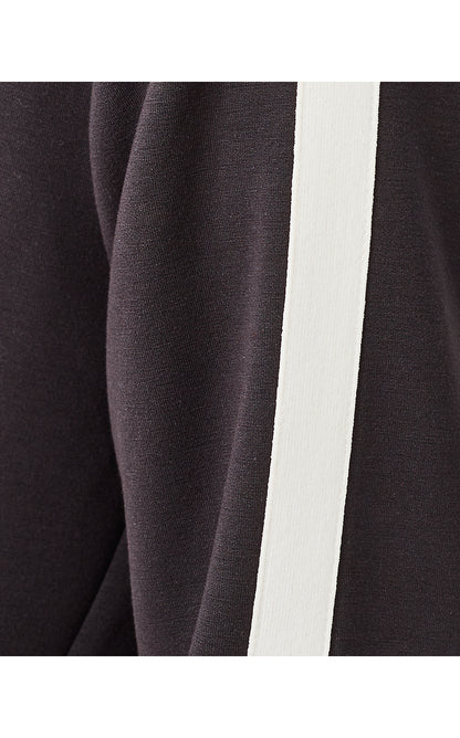 FENELLA ZIP-UP HOODIE UPF 50+, NOIR