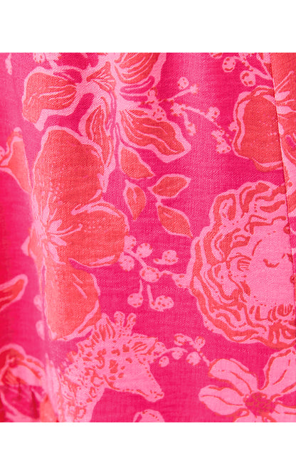 AXTON DRESS, SUN SHELL PINK BIG PARTY