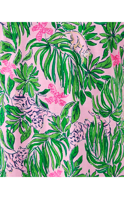 NICHOLE DRESS, CONCH SHELL PINK ROARING WITH JOY