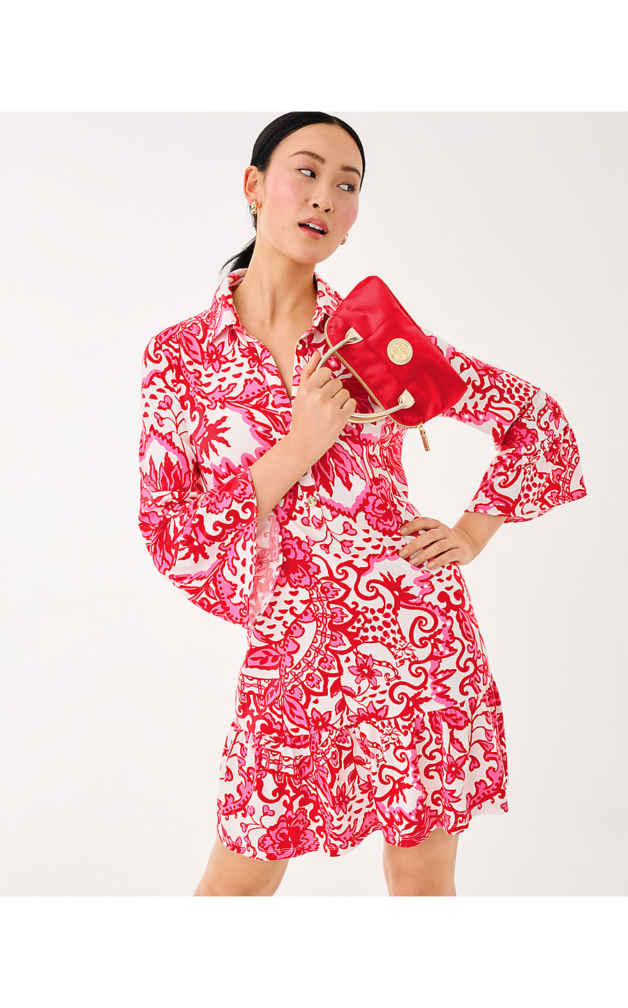 DELANY DRESS, COCONUT SPICY SOCIALITE