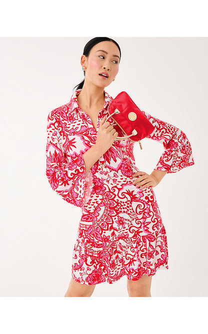 DELANY DRESS, COCONUT SPICY SOCIALITE