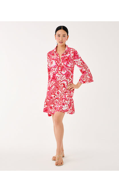 DELANY DRESS, COCONUT SPICY SOCIALITE