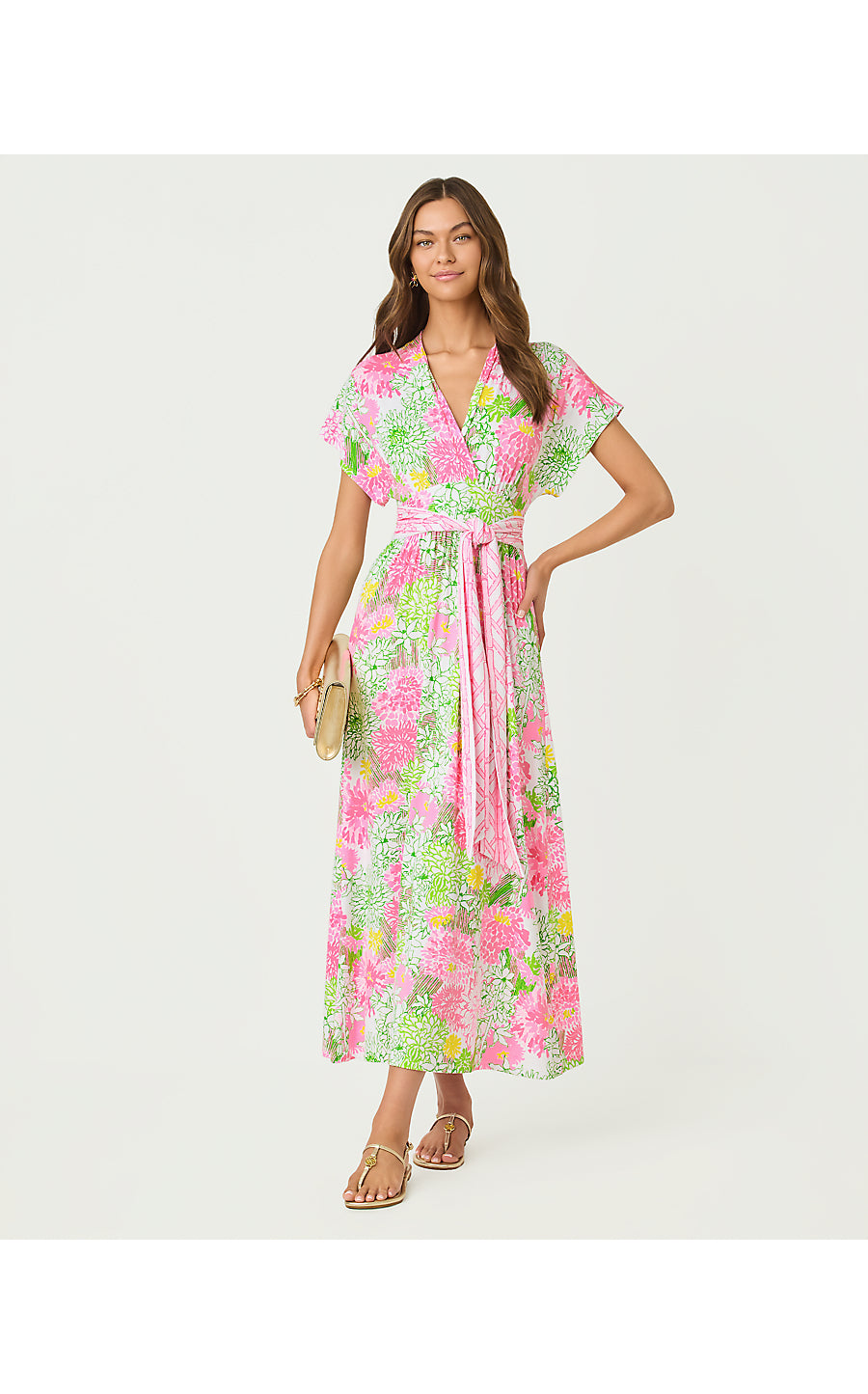 KEENAN MAXI DRESS, RESORT WHITE MUM PATCH ENGINEERED KNIT DRESS