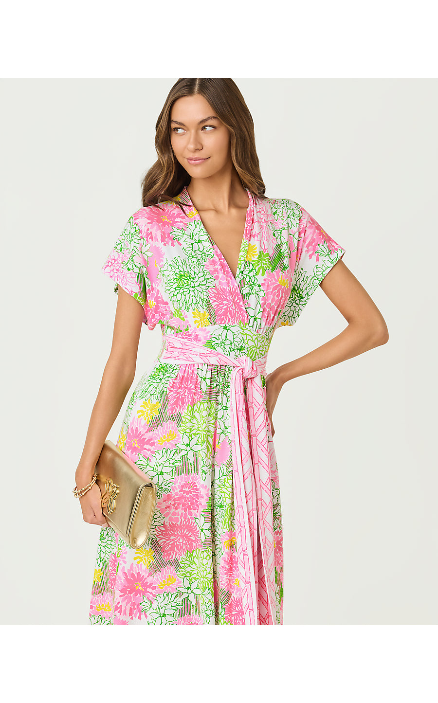 KEENAN MAXI DRESS, RESORT WHITE MUM PATCH ENGINEERED KNIT DRESS