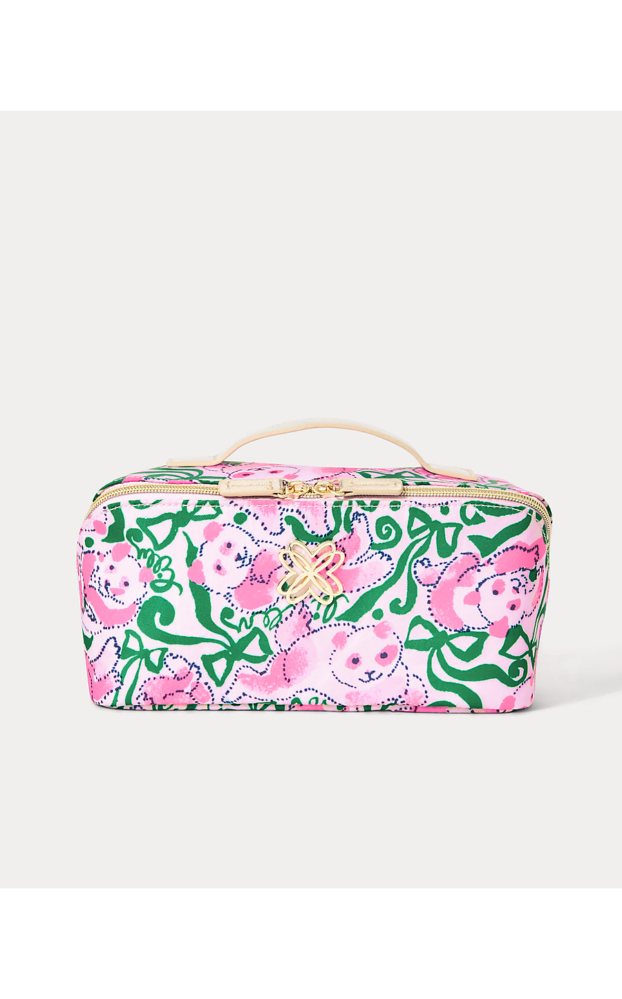 JOSEE POUCH, PINK QUARTZ PANDA N BOWS