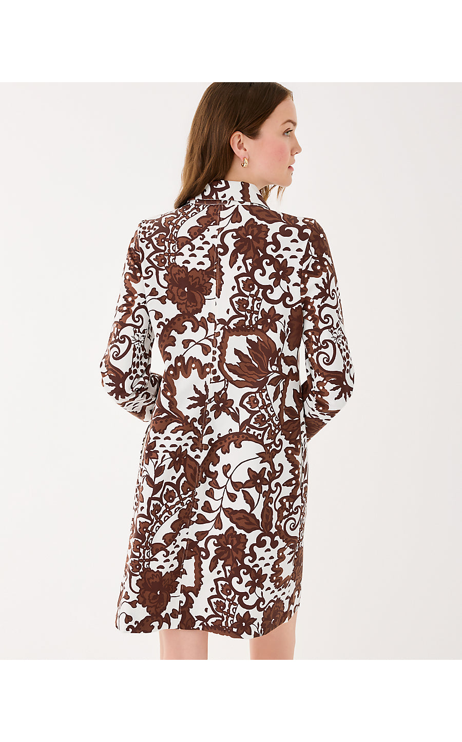 GABI DRESS, BEACHCOMBER BROWN SPICY SOCIALITE