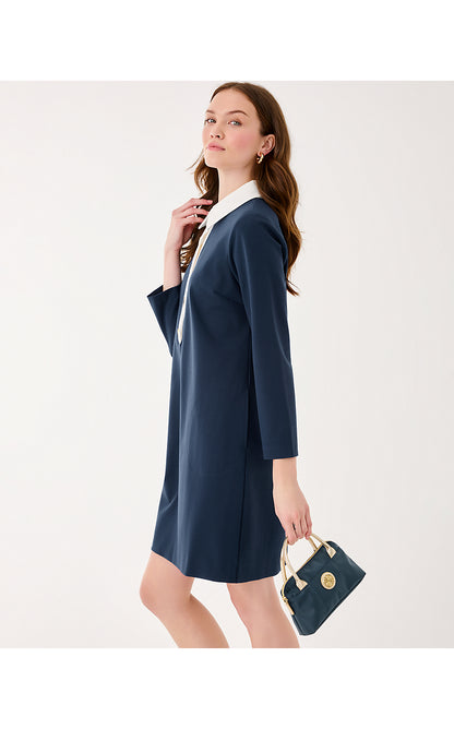 GABI DRESS, LOW TIDE NAVY