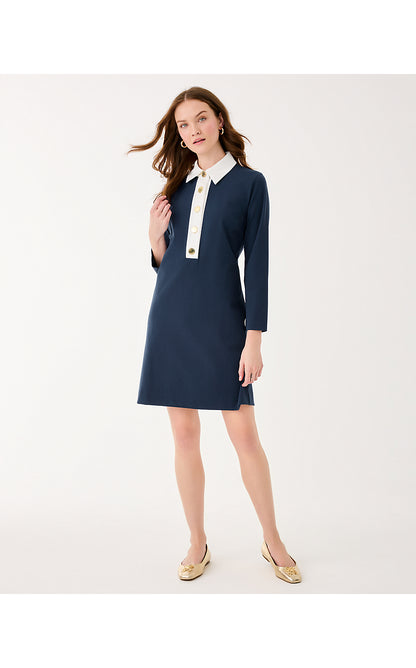 GABI DRESS, LOW TIDE NAVY