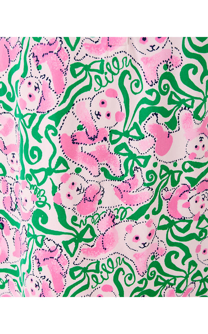 ALEXANDAR PJ TOP, PINK QUARTZ PANDA N BOWS