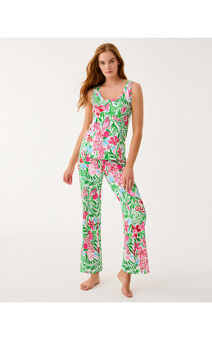 BRANSEN PJ TOP, MULTI GLOWING GARDENS