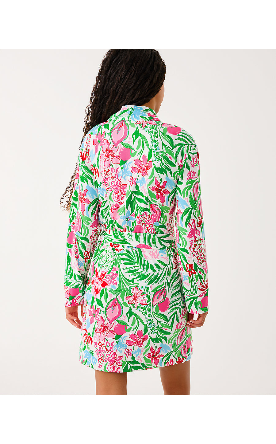 JANINE PJ ROBE, MULTI GLOWING GARDENS