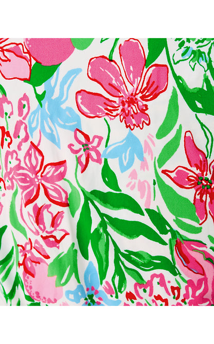 JANINE PJ ROBE, MULTI GLOWING GARDENS