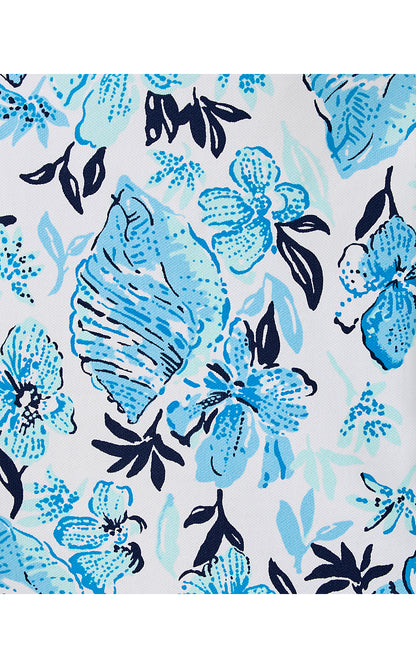 FINDLEY DRESS UPF 50+, RESORT WHITE SEASHELL SPLENDOR