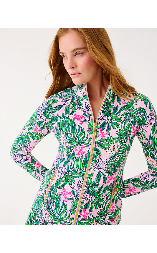 MYSA ACTIVE JACKET UPF 50+, CONCH SHELL PINK ROARING WITH JOY