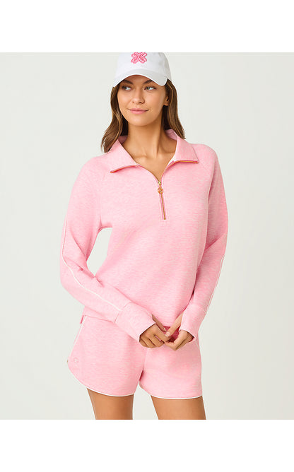 ELEMIS PULLOVER UPF 50+, HEATHERED CONCH SHELL PINK