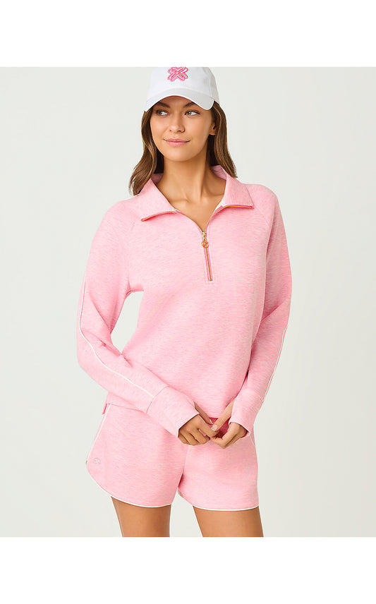 ELEMIS PULLOVER UPF 50+, HEATHERED CONCH SHELL PINK