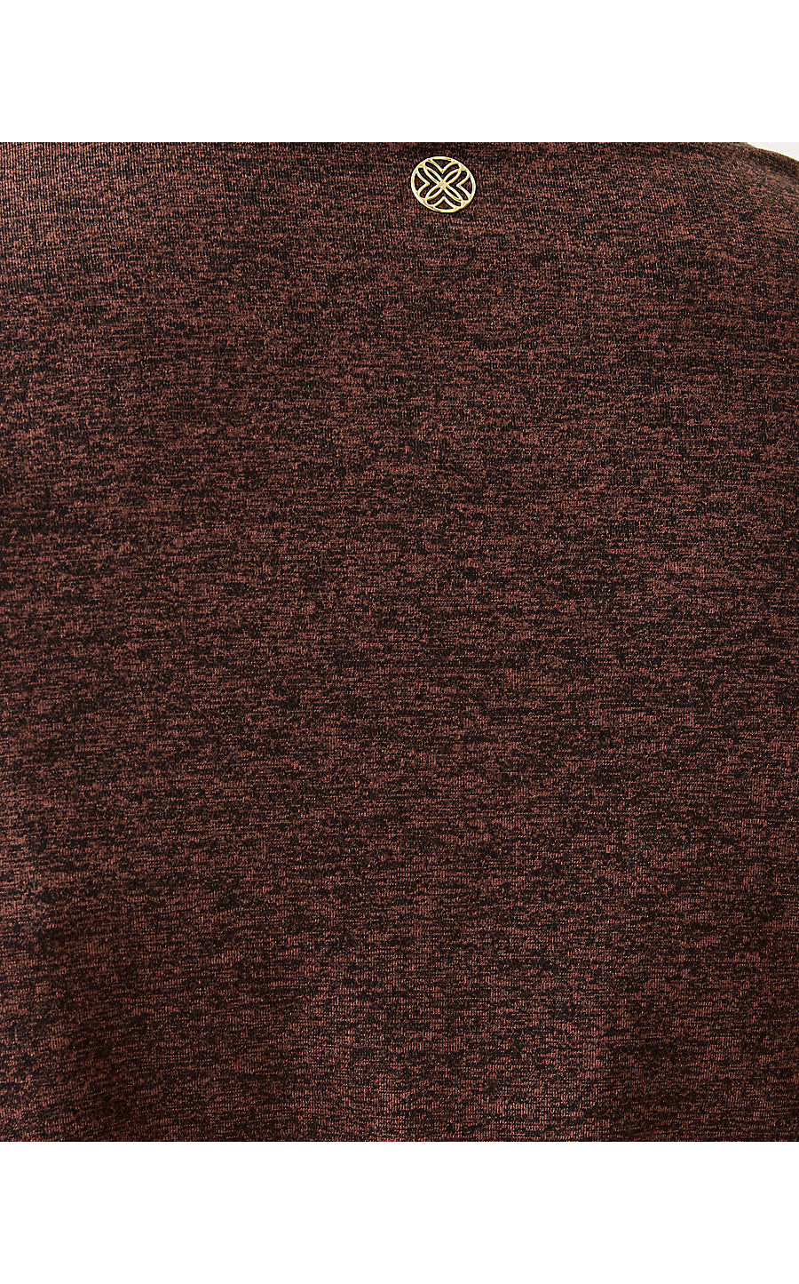 CLARO LONG SLEEVE TOP UPF 50+, FRENCH ROAST X NOIR HEATHER