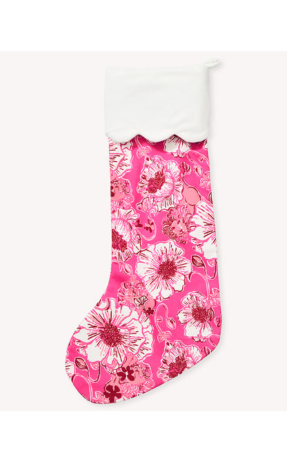 GWP STOCKING, SUN SHELL PINK FEELING POPPY