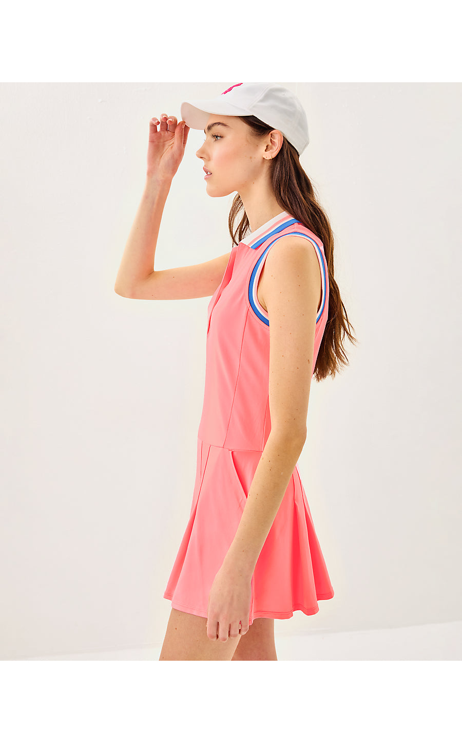 JESSAMY SLEEVELESS DRESS, SORBET PINK