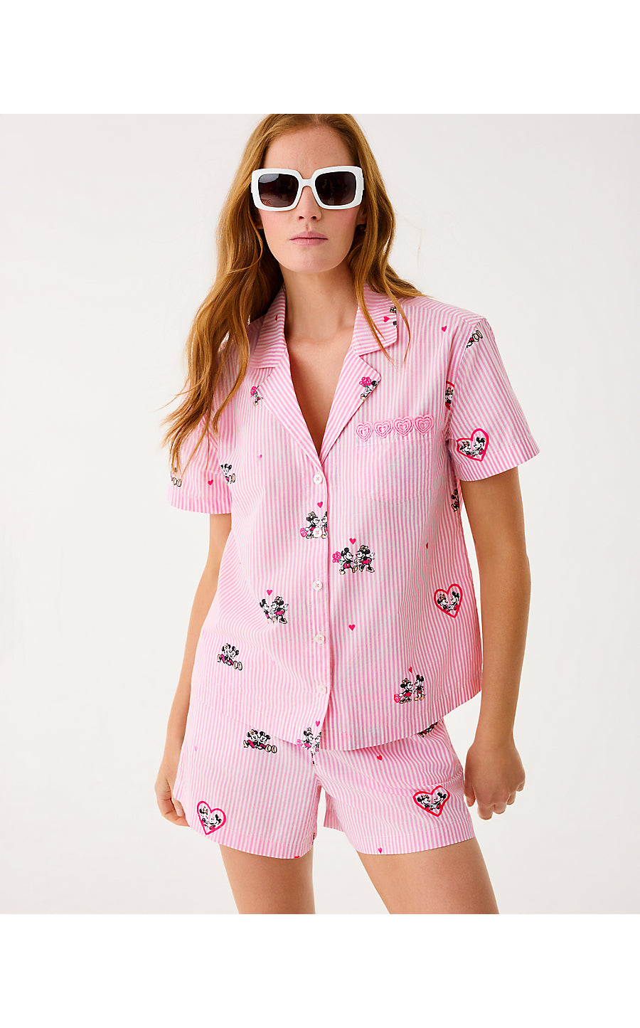 ELLY PJ BOXER, MULTI DISNEY HALF DROP OVERPRINT