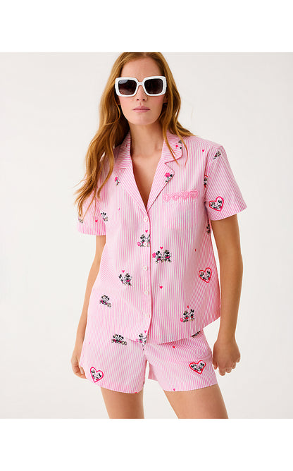 ELLY PJ BOXER, MULTI DISNEY HALF DROP OVERPRINT