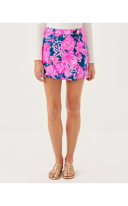 BRENTON MINI SKORT, STARLIGHT NAVY ONCE AND FLORAL