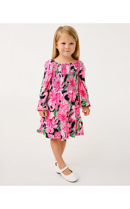 MINI JILLY LONG SLEEVED DRESS, ONYX PARTY ALL THE TIME